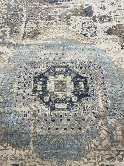 Farahan Mamluk Design Wool Hand Knotted Rug 2'06''x10'03''  - AR77589