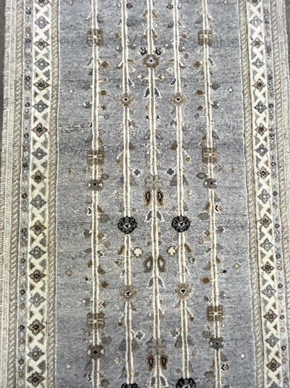 Tribal Souf Moroccan Design Wool Hand Knotted Rug 2'07''x11'10''  - AR76599