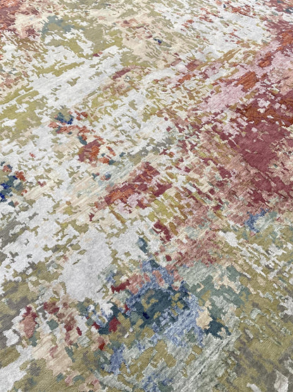 Modern Tibetian Wool Hand Knotted Rug 9'00''x12'00''  - AR82568