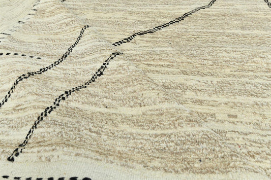 Moroccan Marrakesh Design Wool Hand Knotted Rug 12'03''x14'11''  - AR89114