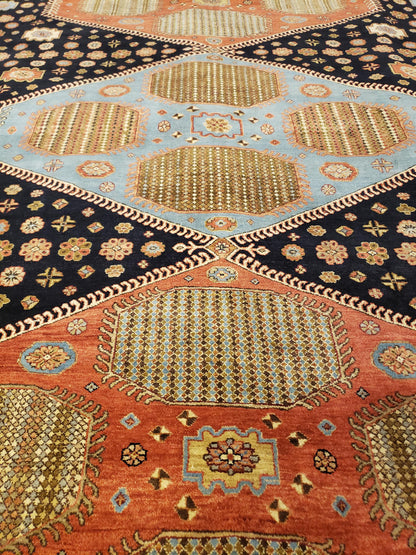 Kazak Design Handknotted Rug 9'00" X 12'05" -Art34693