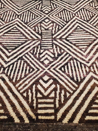 Tribal Moroccan Design Wool Hand Knotted Rug 4'02''x6'07''  - AR64680