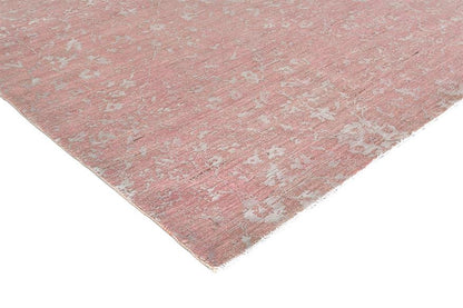 Wool And Silk Indigo Collection, Fabric Handknotted Rug 8'00" X 10'04" -Art35032