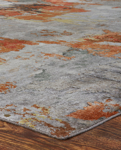 Modern Hand Knotted Rug Silk - KJN3030