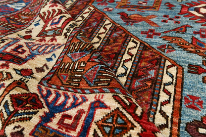 Tribal Nomad Vege Dye Wool Hand Knotted Rug 9'07''x12'03''  - AR92832