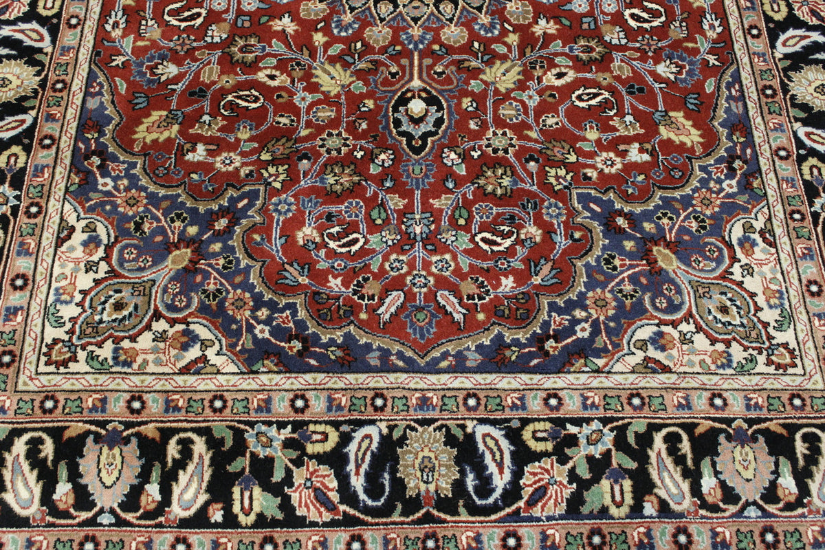 Full view of Traditional Fine Qum rug
