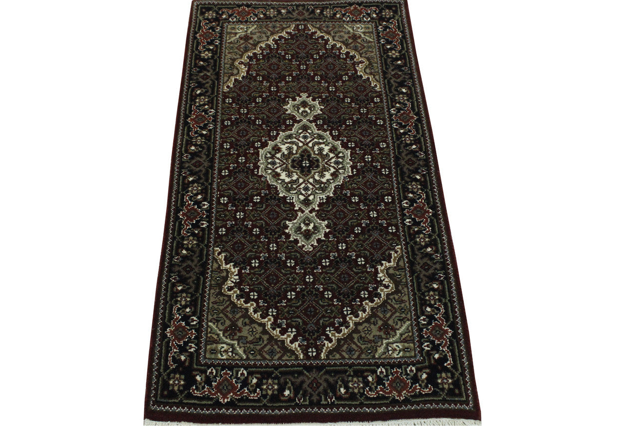 Full view of Traditional Indo Mahi Tabriz rug