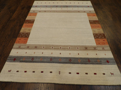 Gabbeh rug corner detail