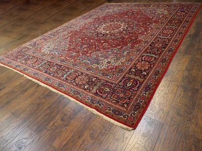 Back of antique hand-knotted rug