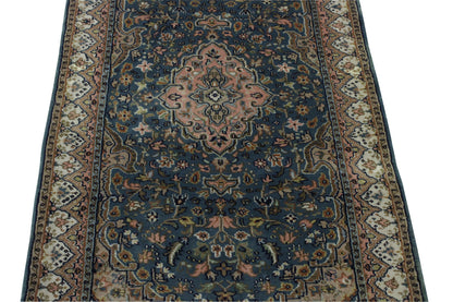 Full view of Traditional Indo Kerman rug