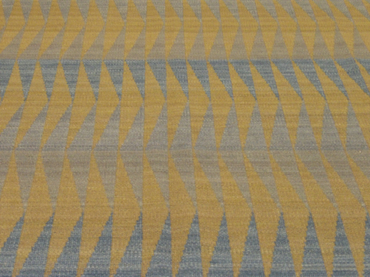 Back of coastal hand-knotted rug
