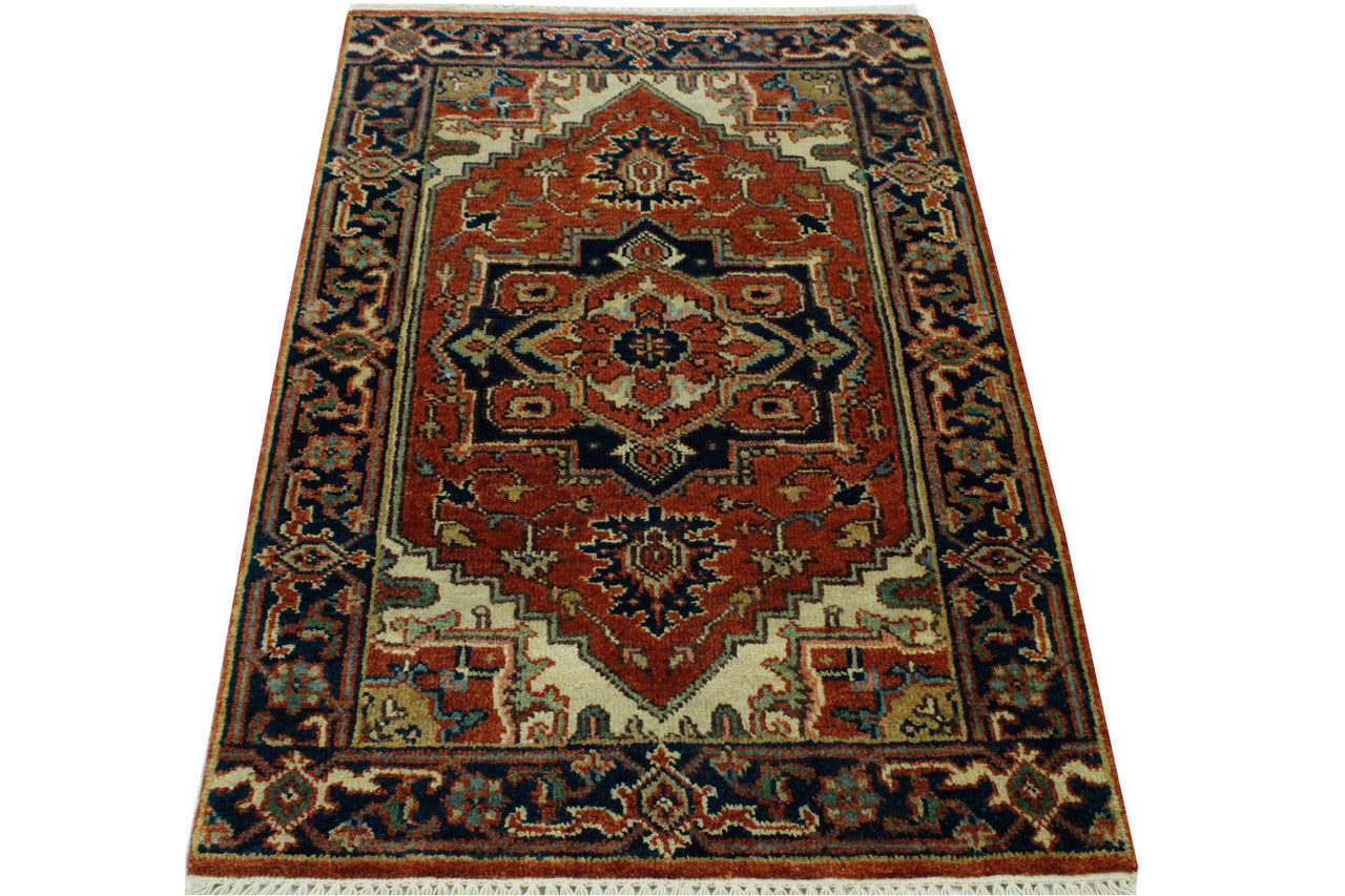 Full view of Tribal Antiquty Sherapi rug