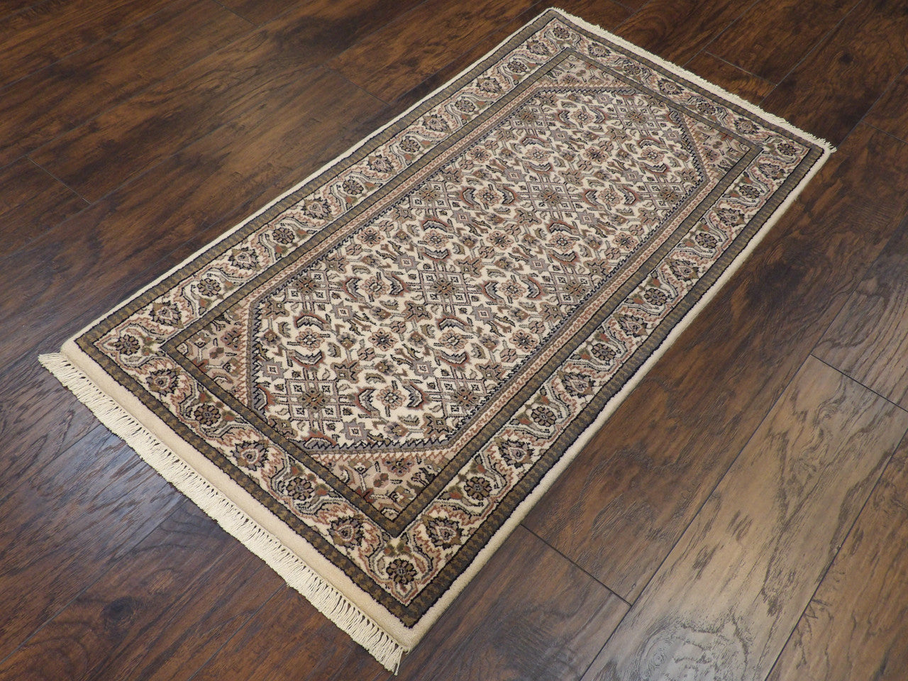 Fine Persian Mir Herati pattern detail