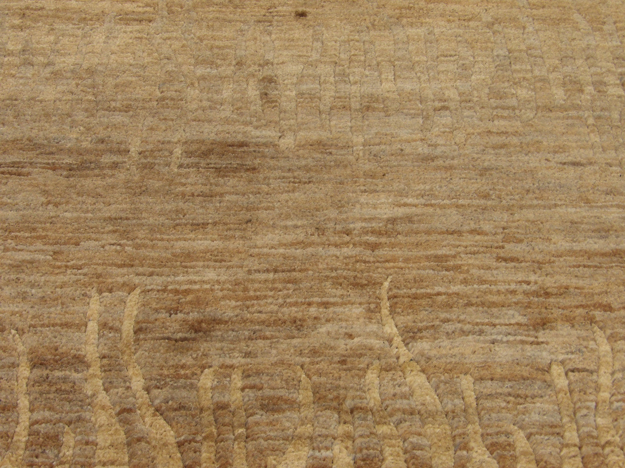 Back of Natural Jute Modern Design Indoor Outdoor hand-knotted rug