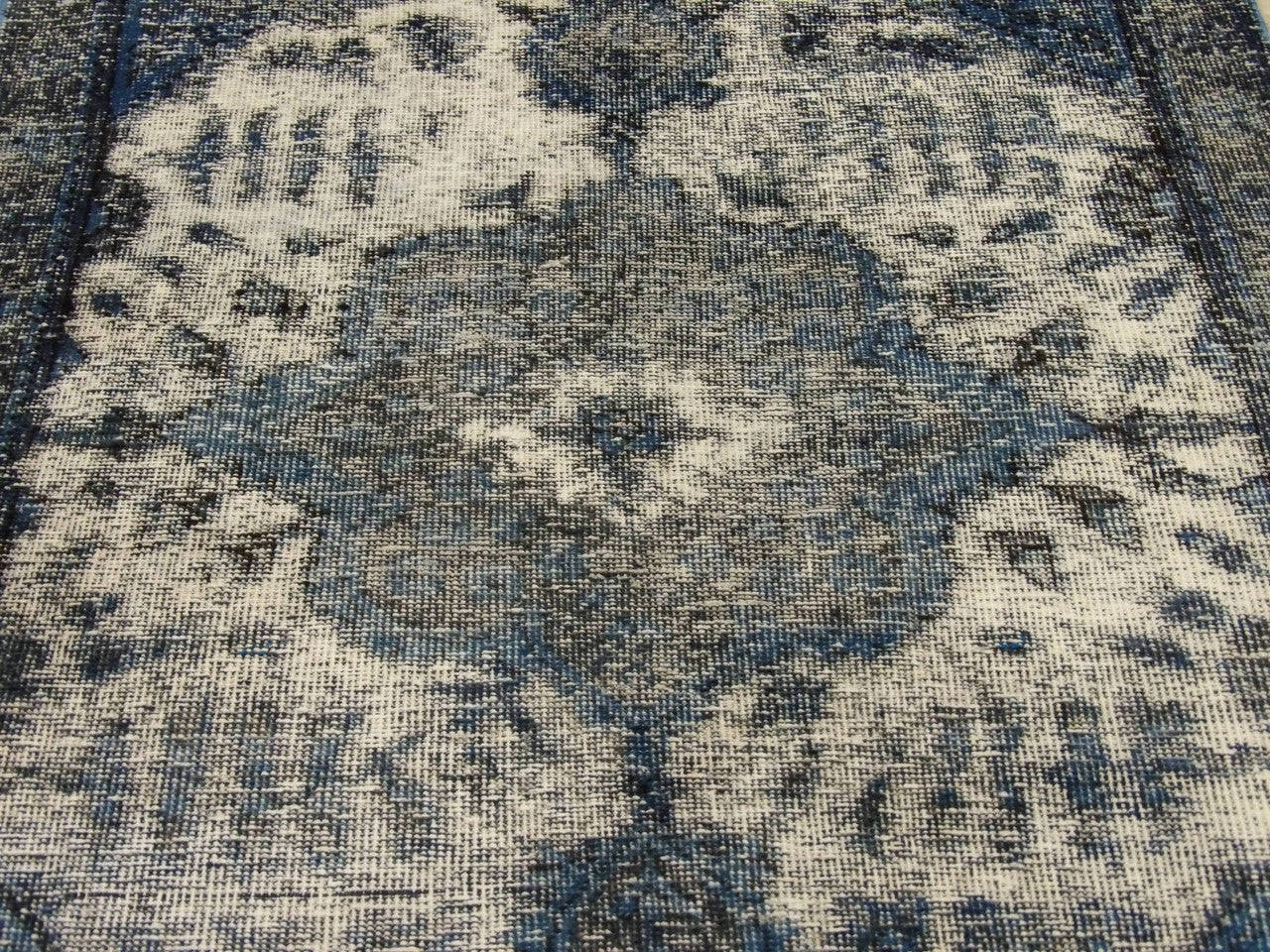 Full view of Vintage Overdye rug