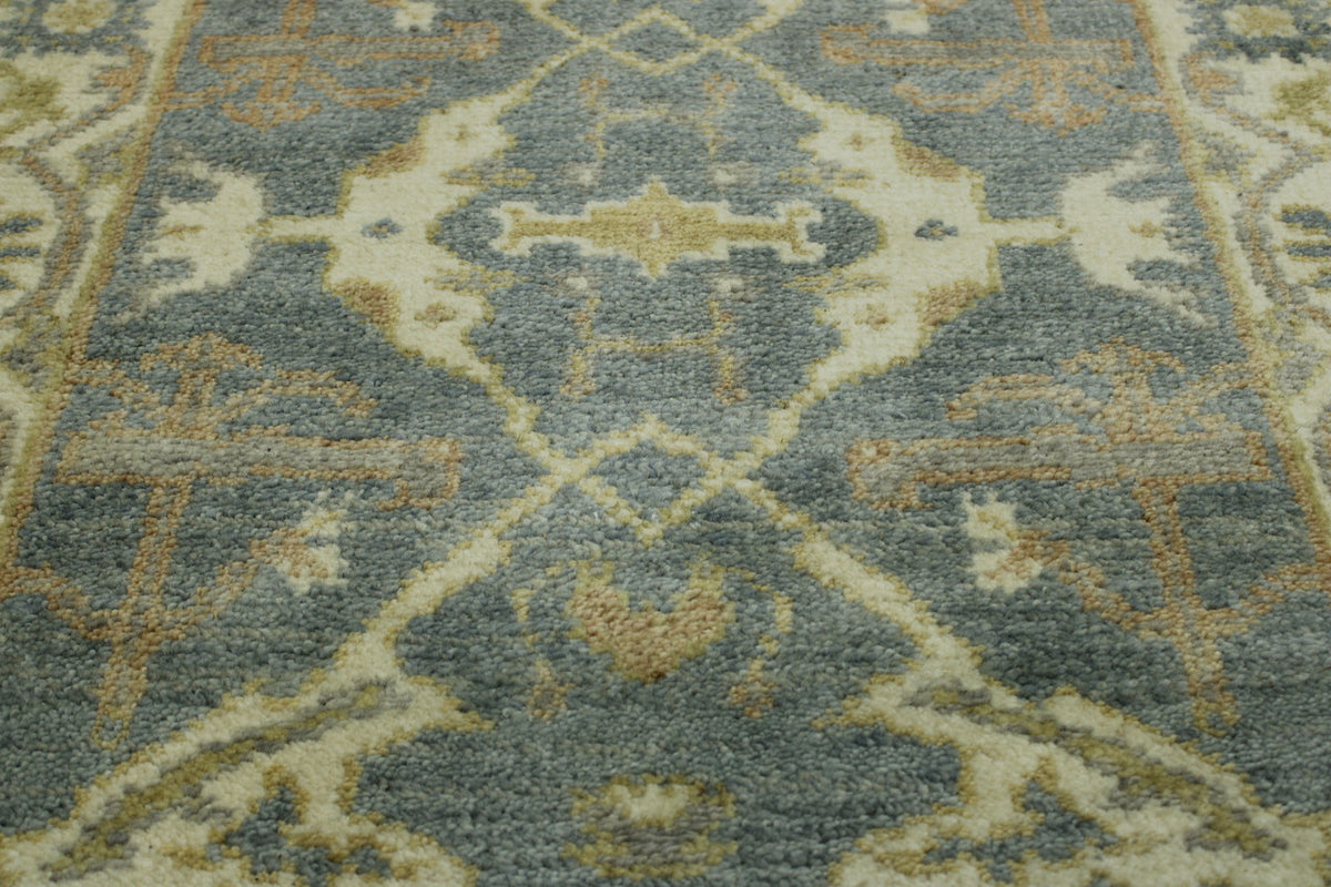 Full view of Oushak Indo Ziegler rug