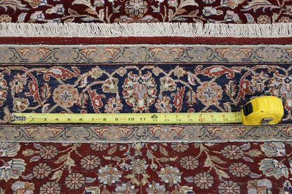 Red Traditional Turk Heraki rug in room setting
