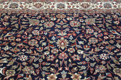 Back of Traditional Fine Heraki hand-knotted rug