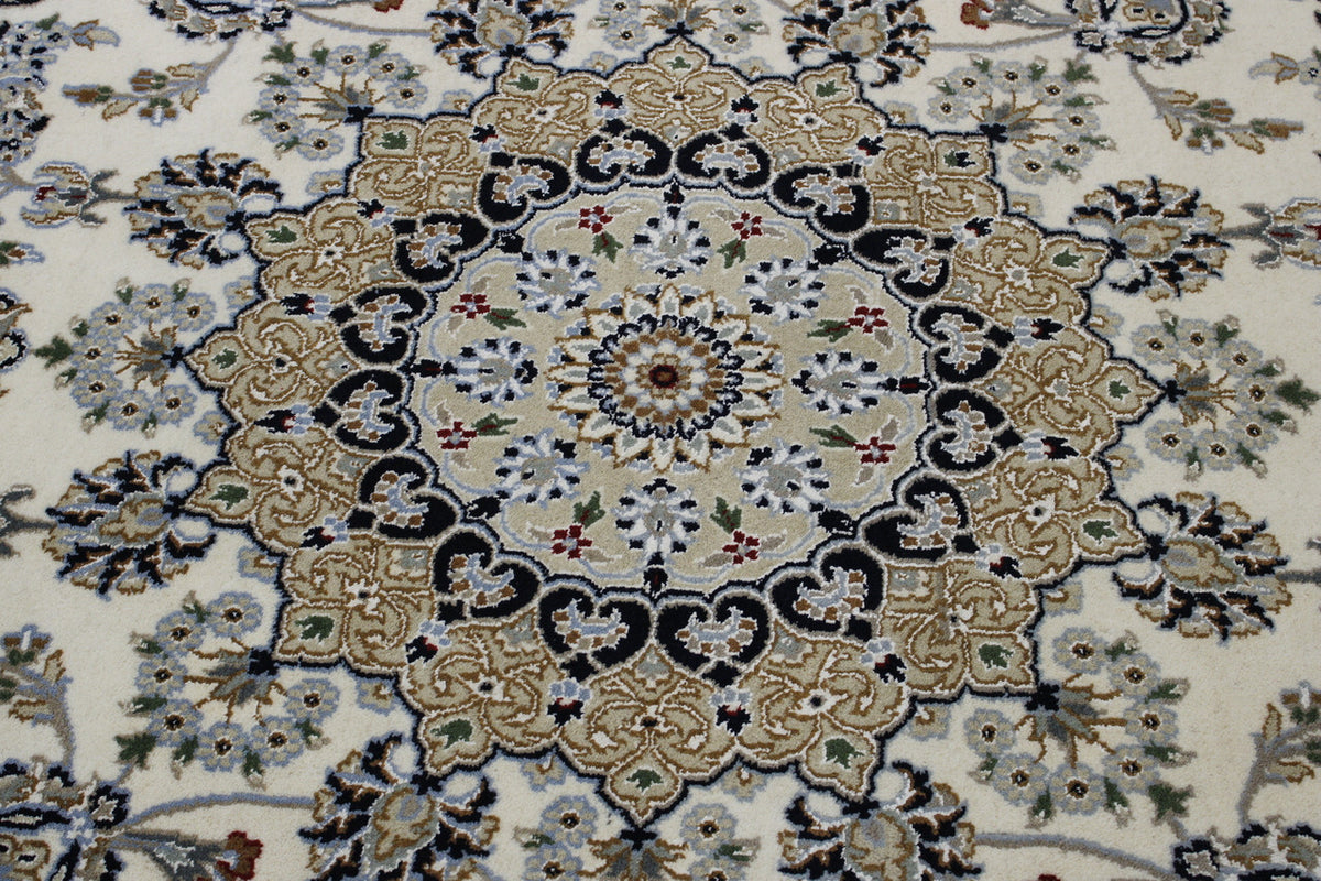 Full view of Traditional Indo Nain rug