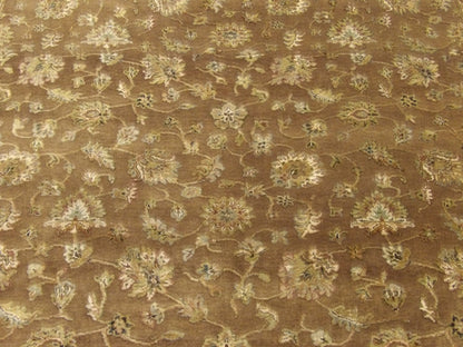Back of Jaipur Kashan hand-knotted rug