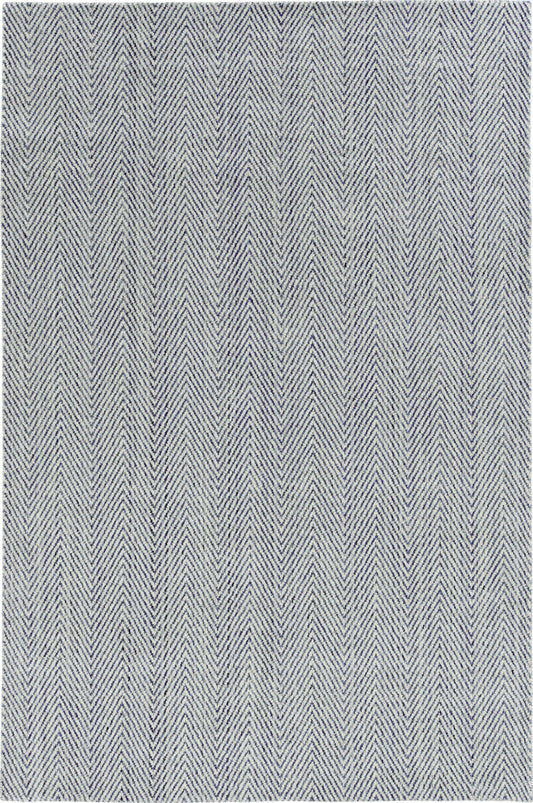 CONTEMPORARY HAND WOVEN RUG WOOL  -  WRU100INDIGO