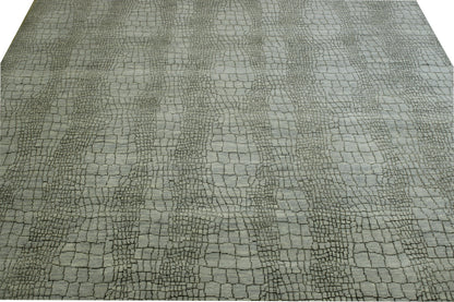 Modern Eggshell Design rug corner detail
