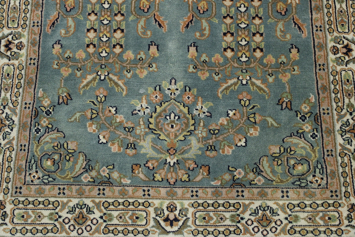 Full view of Traditional Indo Sharookh rug
