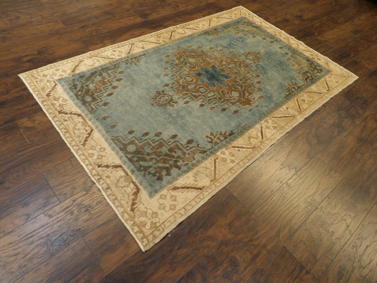 Full view of Anatolian Oushak rug