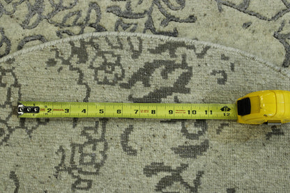 Full view of Transitional Abstract Broken Design rug