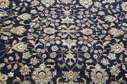 Back of Traditional Fine Farhan hand-knotted rug