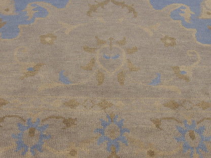 Oushak rug border detail