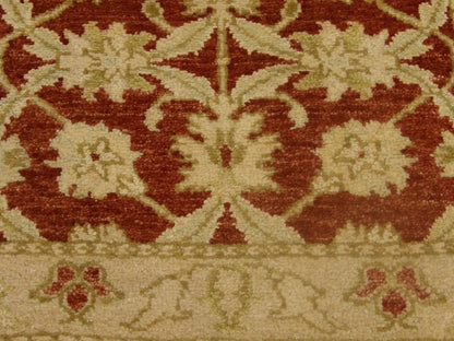 Turk Oushak Stone Wash rug border detail