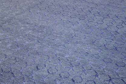 Modern Distressed Moroccan Design rug border detail