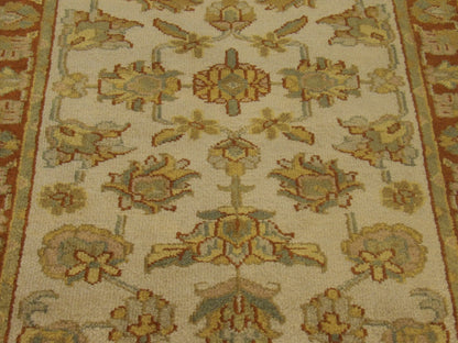 Back of Persian Kashan hand-knotted rug