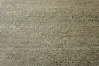 Transitional Abstract Broken Design rug border detail