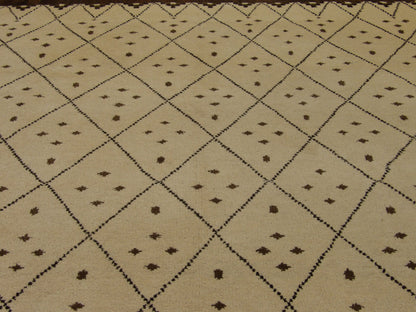 Moroccan Tulu wool pile close-up
