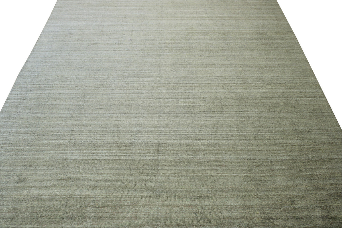 Close-up of wool pile, Brown & Gray rug