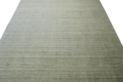 Close-up of wool pile, Brown & Gray rug