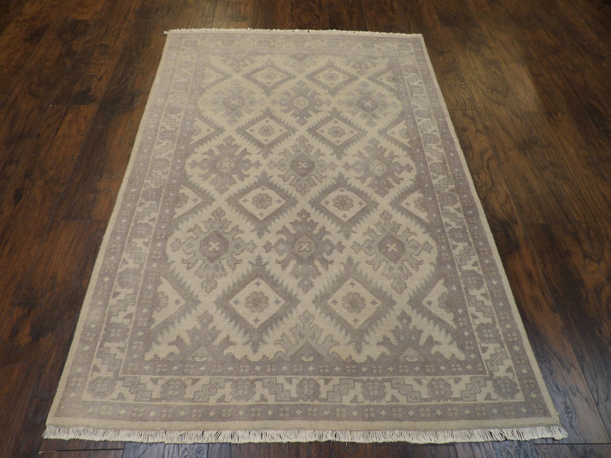 Tribal Kazak So Wash rug corner detail