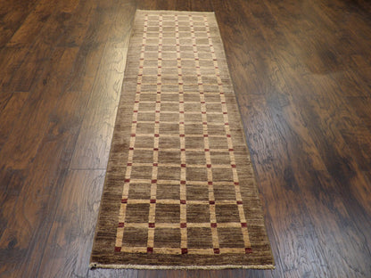 Modern Gabbeh rug corner detail