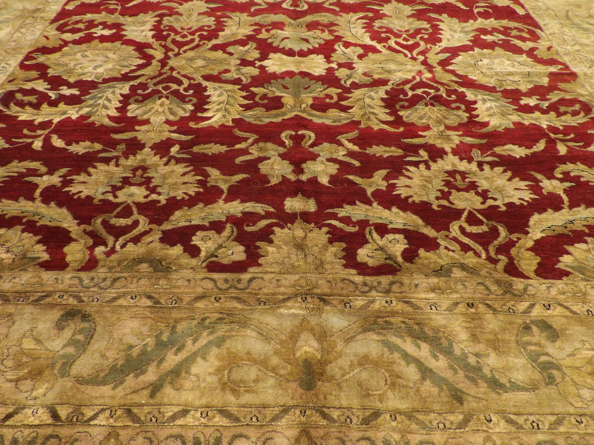 Agra Ziegler rug border detail