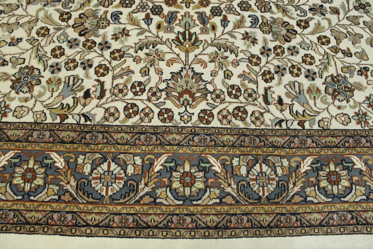 Back of Traditional Herake Design hand-knotted rug