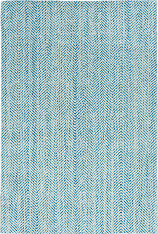 CONTEMPORARY HAND WOVEN RUG WOOL  -  WRU100SKY BLUE