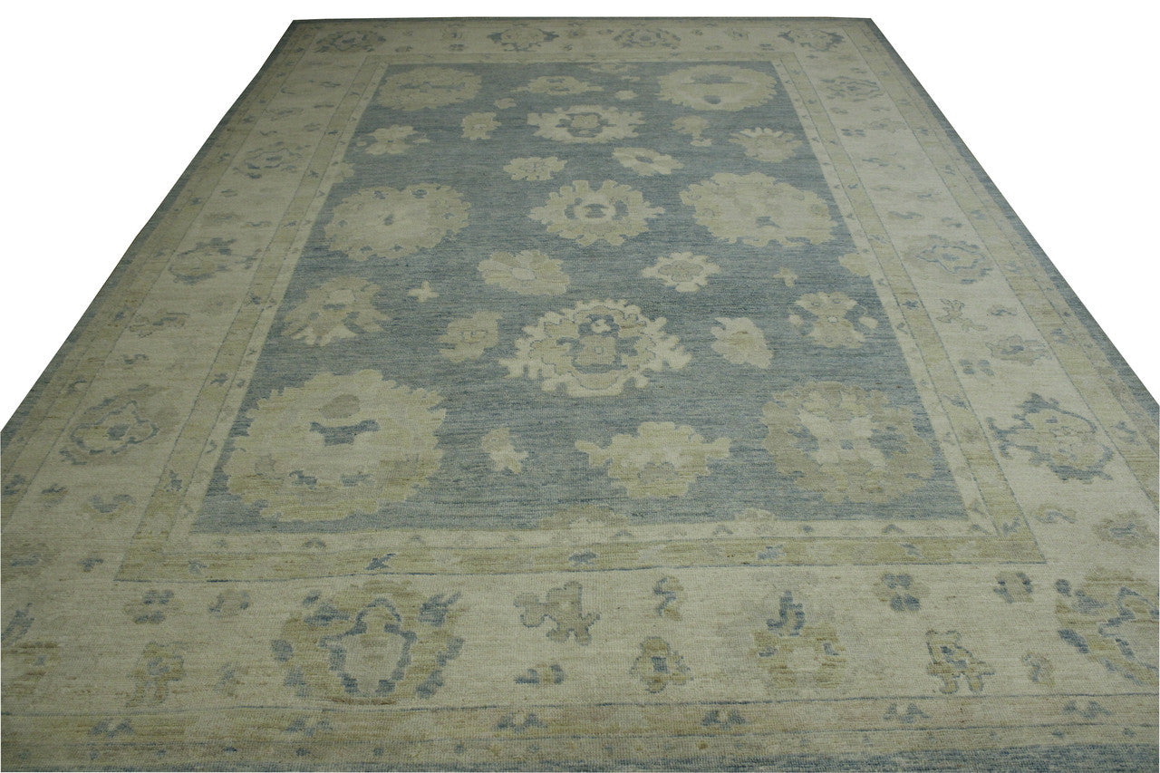 Full view of Oushak Wash Chobi rug