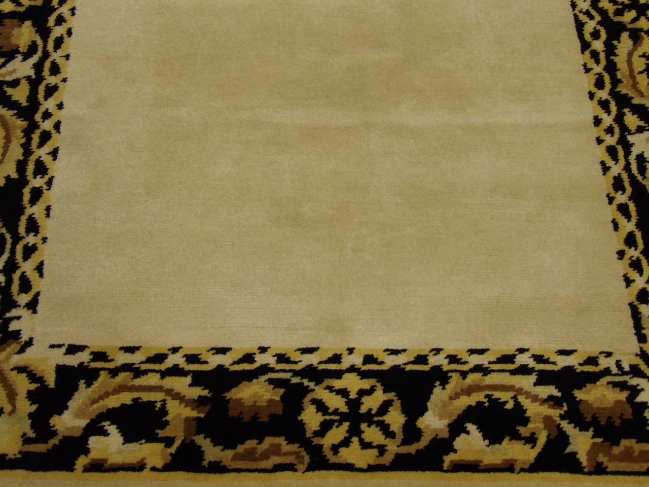 European Abusson rug border detail