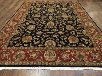 Jaipur Kashan rug corner detail
