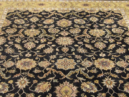 Back of Fine Ziegler Tie Dye hand-knotted rug
