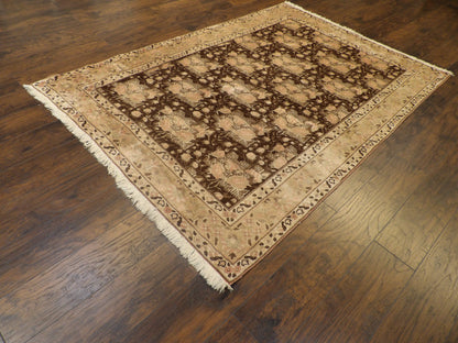 Full view of vintage Khotan Oushak rug