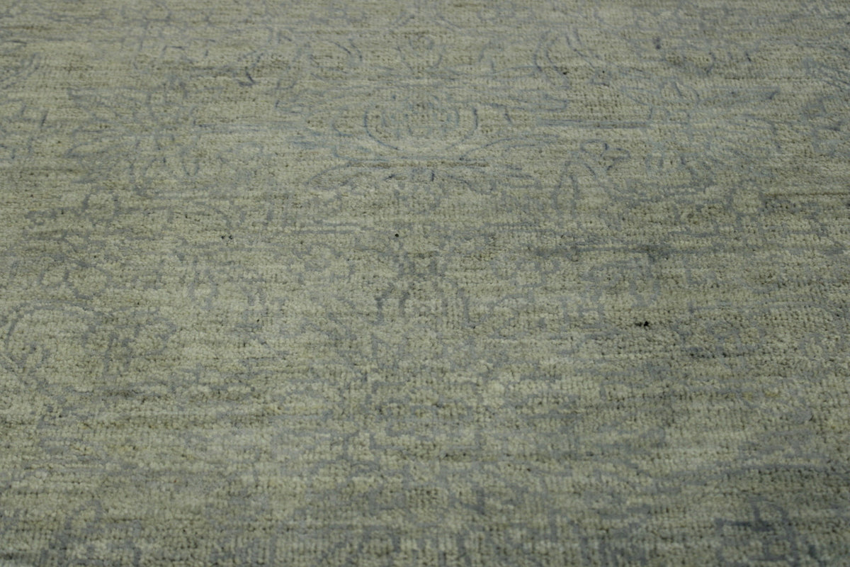 Back of Oushak Bamiyan Chobi hand-knotted rug