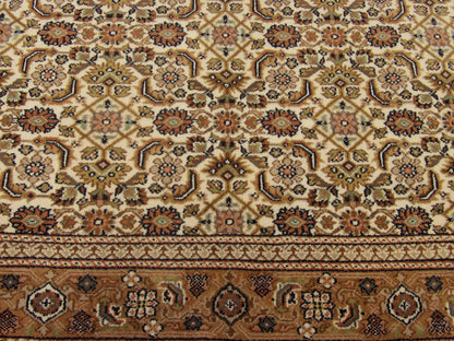 Persian Herati Mir rug border detail
